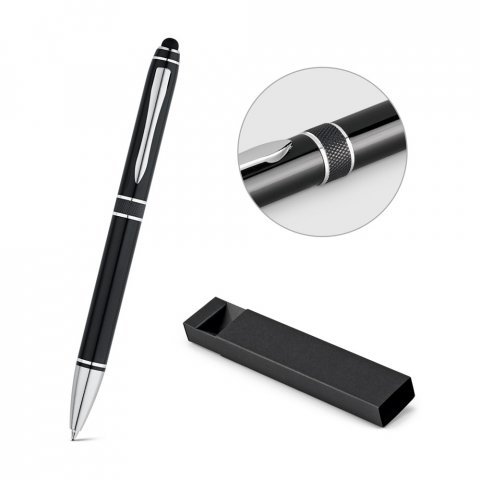 Schreibset aus Aluminium Kugelschreiber Rollerball